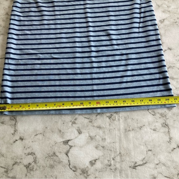 T-shirt dress a line navy blue light blue size M - Picture 6 of 10